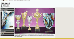 Desktop Screenshot of francesport.de